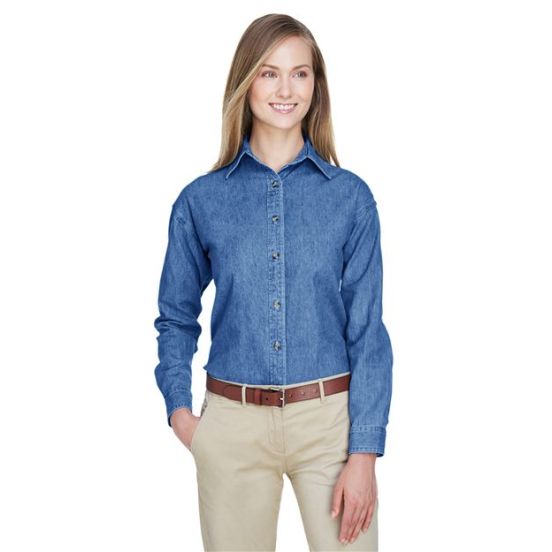 UltraClub 8966 Women's Cypress Denim
