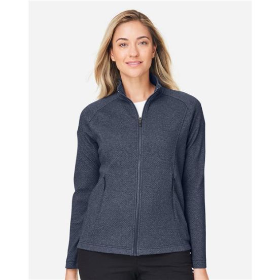 North End NE727W Women's Spirit Textured Full-Zip