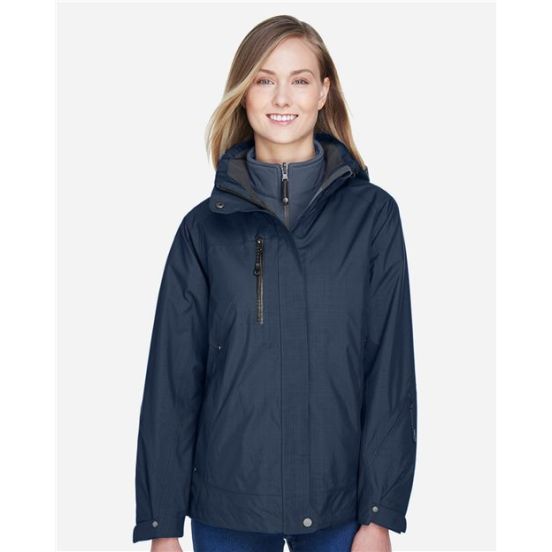 North End 78178 Women's Caprice 3-in-1 Jacket with Soft Shell Liner