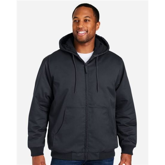 Harriton M722T Unisex Tall ClimaBloc® Heavyweight Hooded Full-Zip Jacket
