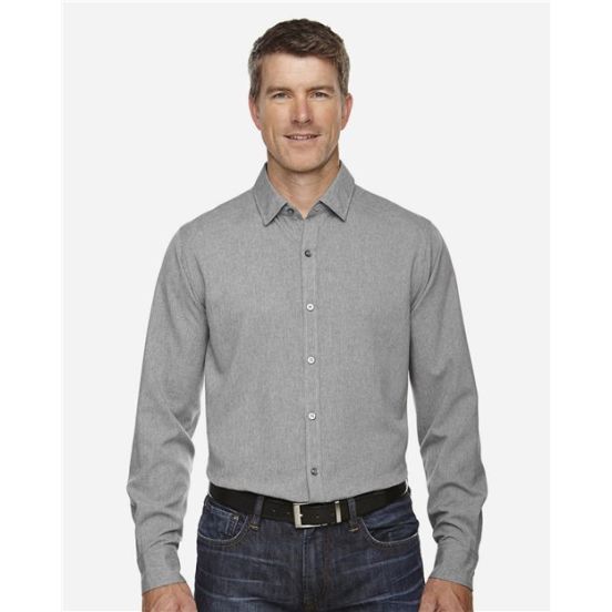 North End 88802 Men's Melange Performance Shirt