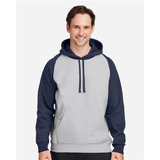 Team 365 TT96CB Unisex Zone HydroSport™ Heavyweight Colorblock Hooded Sweatshirt