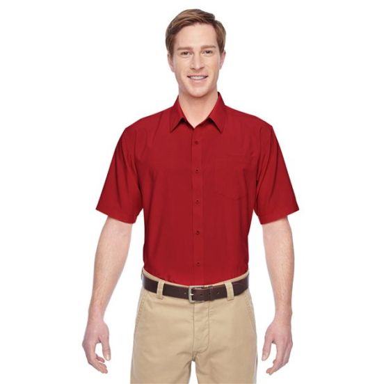 Harriton M610S Men's Paradise Short Sleeve Performance Shirt
