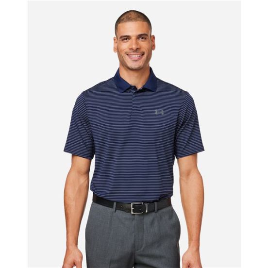 Under Armour 1377376 Men's 3.0 Striped Perf Polo