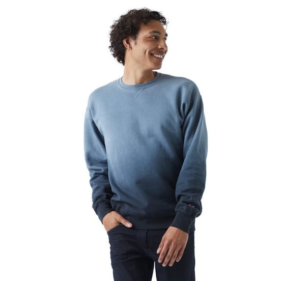 Champion CD400D Unisex Dip Dye Crewneck Sweatshirt