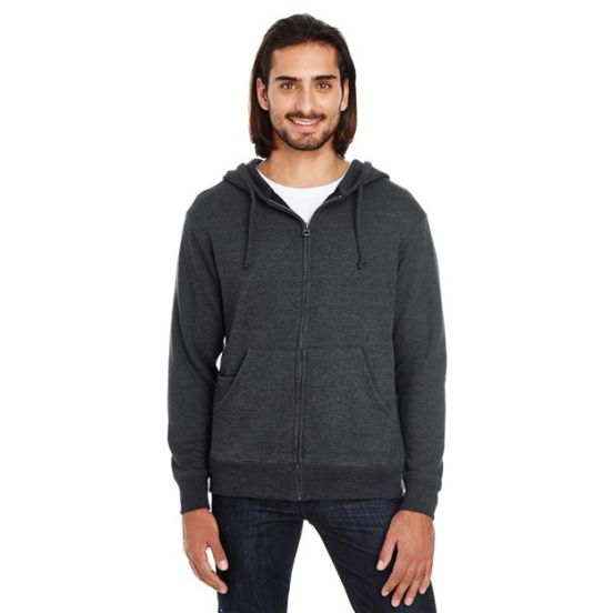 Threadfast Apparel 321Z Unisex Tri-Blend French Terry Full-Zip