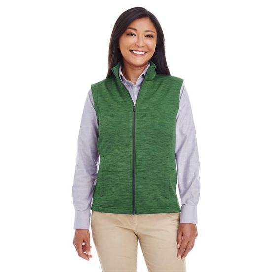 Devon & Jones DG797W Women's Newbury Mélange Fleece Vest