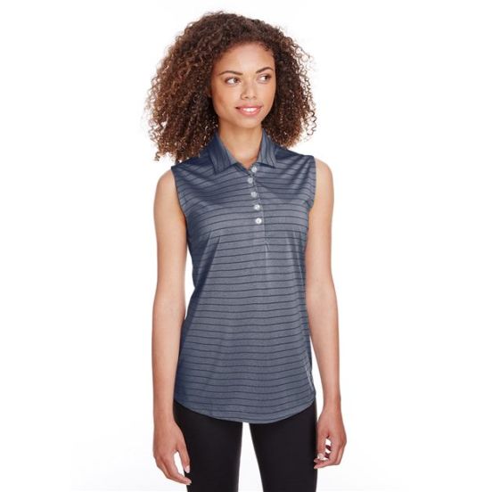 Puma Golf 597222 Women's Rotation Stripe Sleeveless Polo