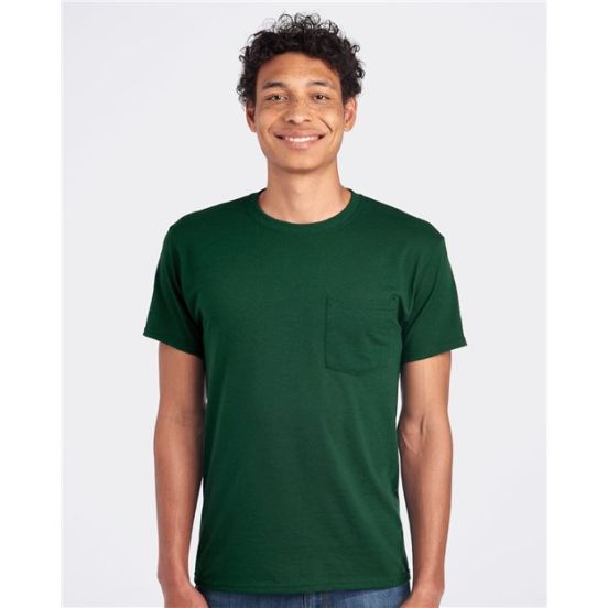 JERZEES 29MPR Unisex Dri-Power® 50/50 Pocket T-Shirt
