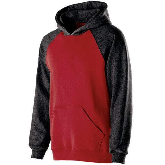 Holloway 229279 Youth Cotton/Poly Fleece Banner Hooded Sweatshirt