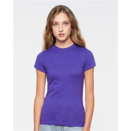 LAT 3616 Women's Fitted Fine Jersey Tee