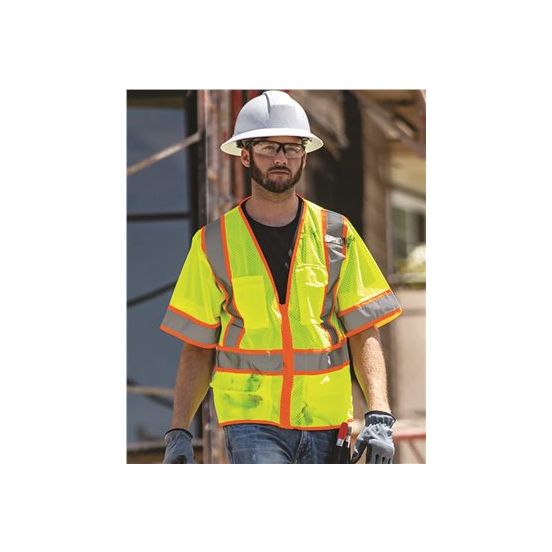 Kishigo 1242-1243 Unisex Ultra-Cool™ Six-Pocket Mesh Surveyor’s Vest
