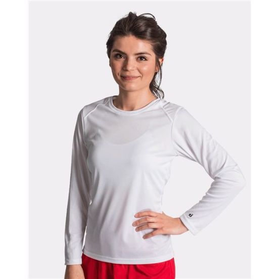 Badger 4164 Women's B-Core Long Sleeve T-Shirt