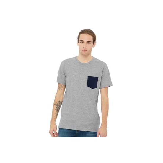 BELLA + CANVAS 3021 Men's Jersey Pocket Tee