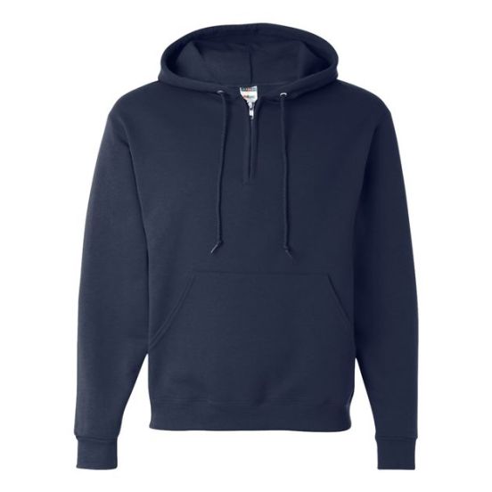 JERZEES 994MR Unisex NuBlend® Quarter-Zip Hooded Sweatshirt