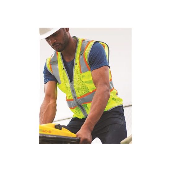 Kishigo 1510-1511 Unisex Premium Brilliant Series® Heavy-Duty Class 2 Vest