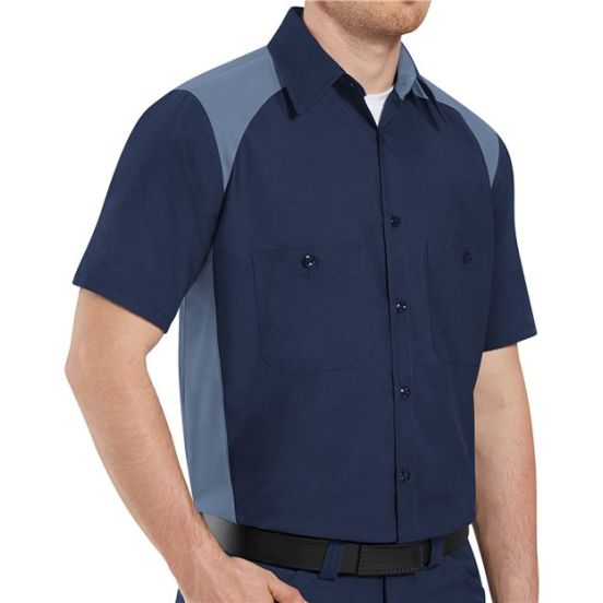 Red Kap SP28 Men's Short Sleeve Motorsports Shirt