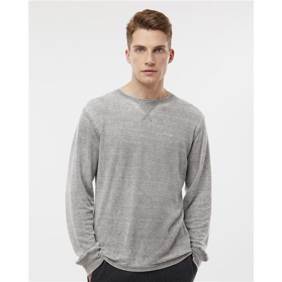 J. America 8241 Men's Vintage Zen Thermal Long Sleeve T-Shirt