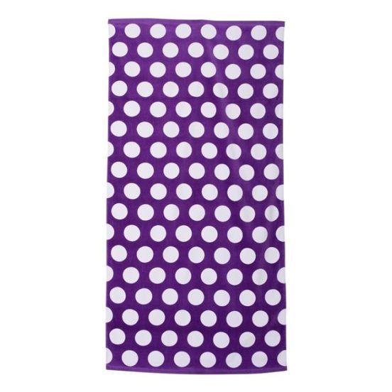 Carmel Towel Company C3060P Polka Dot Velour Beach Towel