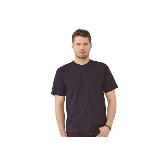 Bayside 5070 Unisex USA-Made Midweight Pocket T-Shirt