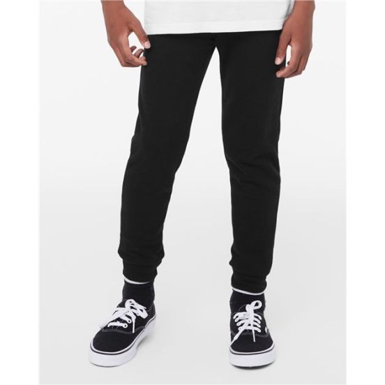 BELLA + CANVAS 3727Y Youth Jogger Sweatpants