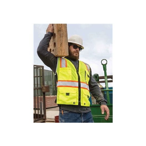 Kishigo 1513-1514 Unisex Premium Black Series® Heavy-Duty Vest