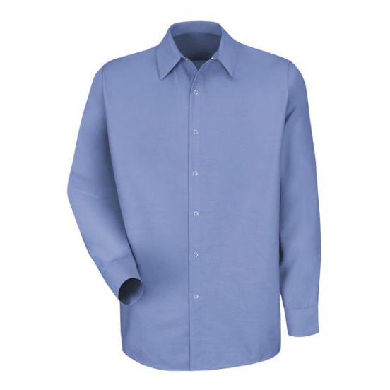 Red Kap SP16 Men's Specialized Pocketless Long Sleeve Work Shirt