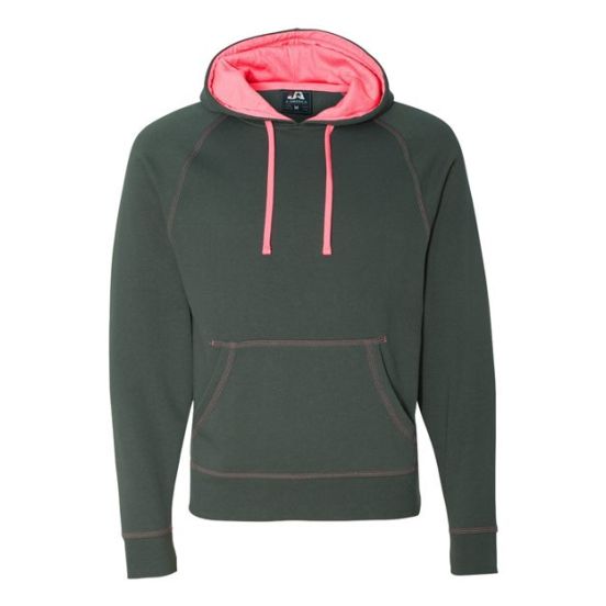 J. America 8883 Men's Shadow Fleece Hooded Sweatshirt
