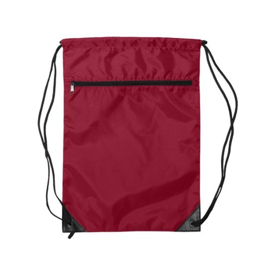 Liberty Bags 8888 Zippered Drawstring Backpack