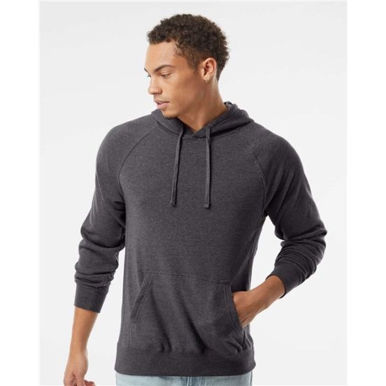 Independent Trading Co. PRM33SBP Unisex Special Blend Raglan Hooded Sweatshirt