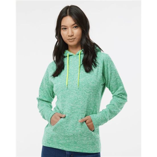 J. America 8616 Women’s Cosmic Fleece Hooded Sweatshirt