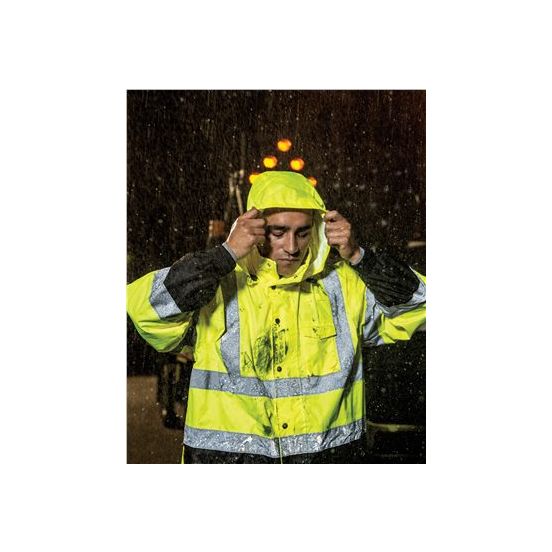 Kishigo RWJ102-103 Unisex Storm Cover Waterproof Rain Jacket