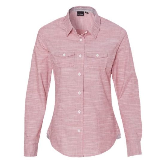 Burnside 5247 Women's Textured Solid Shirt