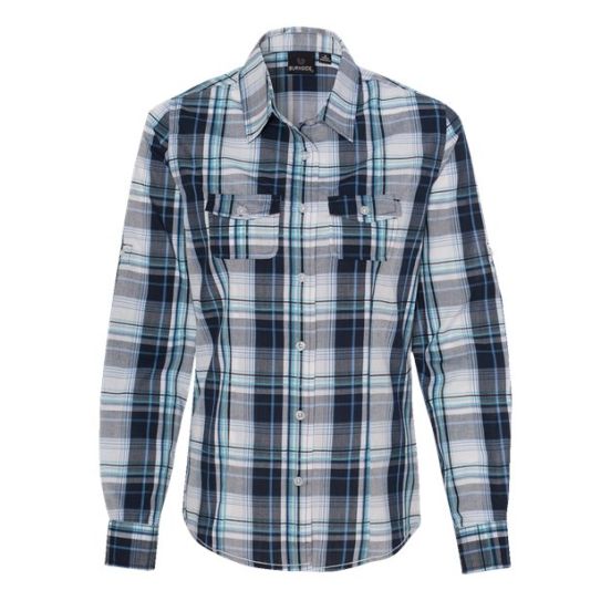 Burnside 5222 Women's Plaid Shirt