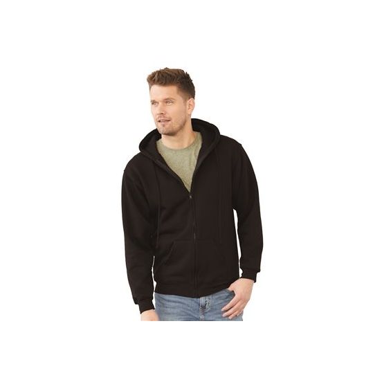 Bayside 900 Unisex USA-Made Full-Zip Hooded Sweatshirt