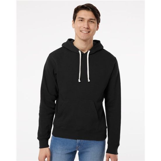 J. America 8871 Men's Triblend Fleece Hooded Sweatshirt