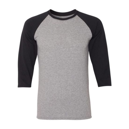 JERZEES 601RR Unisex Triblend Three-Quarter Raglan Baseball T-Shirt