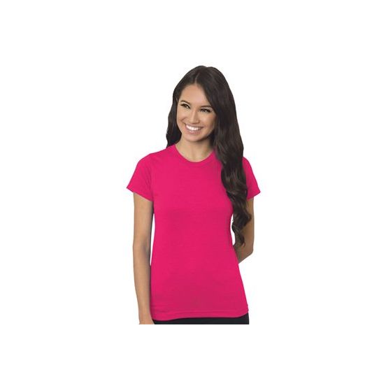 Bayside 4990 Women's USA-Made Fine Jersey T-Shirt