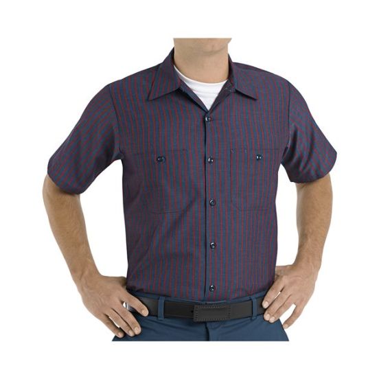 Red Kap SP24T Men's Tall Industrial Short Sleeve Work Shirt