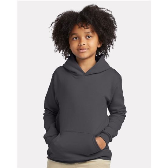 Hanes P473 Youth EcoSmart® Hooded Sweatshirt