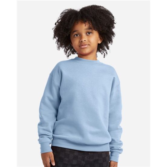 Hanes P360 Youth EcoSmart® Crewneck Sweatshirt