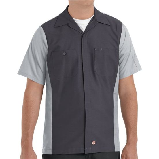 Red Kap SY20T Men's Tall Short Sleeve Automotive Crew Shirt