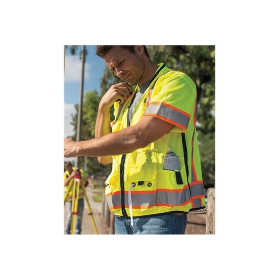 Kishigo S5010-5011 Unisex Professional Surveyors Vest