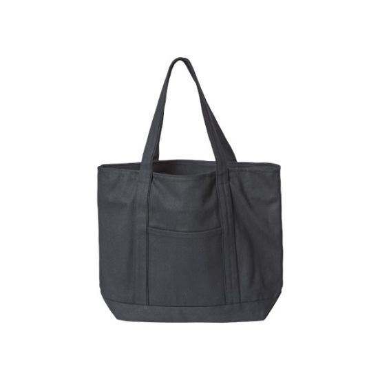 Liberty Bags 8873 XL Zippered Cotton Canvas Resort Tote
