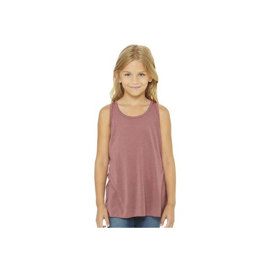 BELLA + CANVAS 8800Y Youth Flowy Racerback Tank