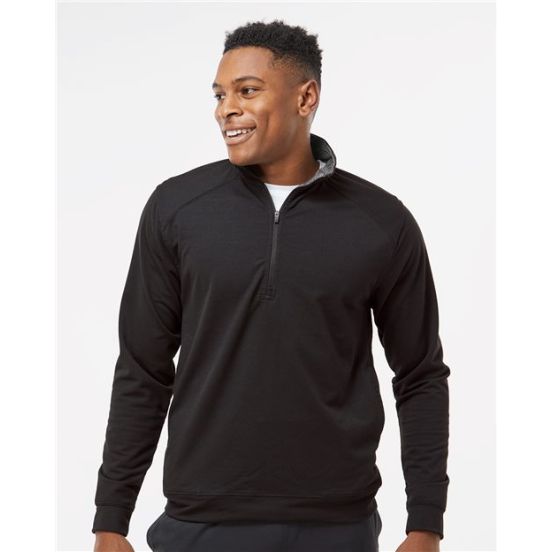 J. America 8434 Men's Omega Stretch Quarter-Zip Pullover