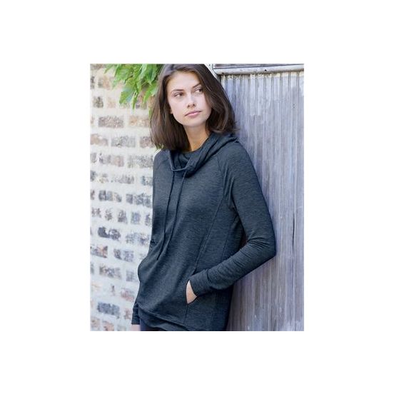 Weatherproof W18706 Women’s HeatLast™ Fleece Faux Cashmere Funnel Neck Sweatshirt