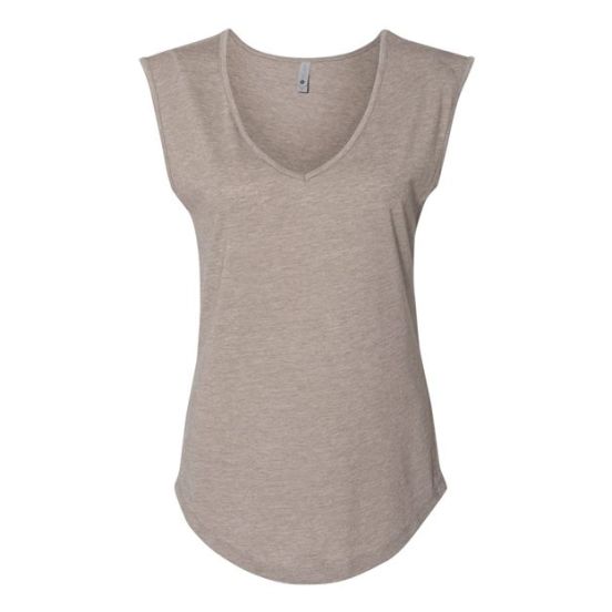 Next Level 5040 Women's Festival Sleeveless Deep V-Neck T-Shirt
