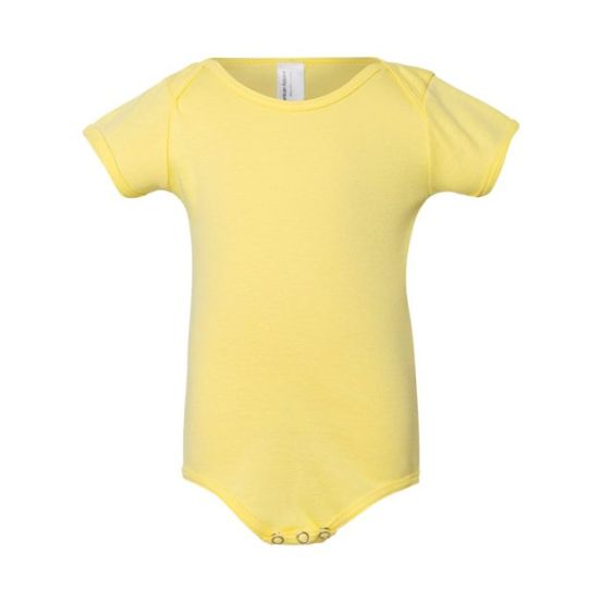 American Apparel 4001W Infant Baby Rib Onesie