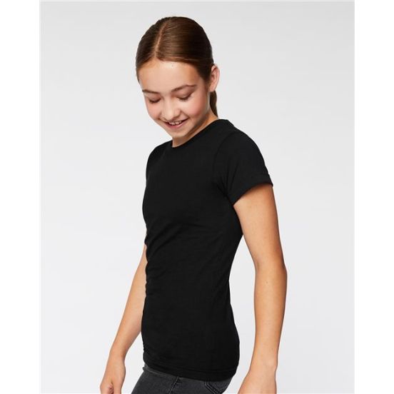 LAT 2616 Girls' Fine Jersey Tee